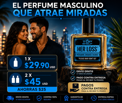 Her Loss® Perfume con Feromonas para Hombres 💎 100 ml
