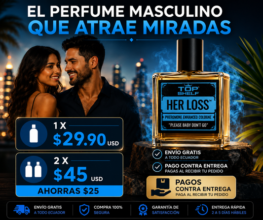 Her Loss® Perfume con Feromonas para Hombres 💎 100 ml